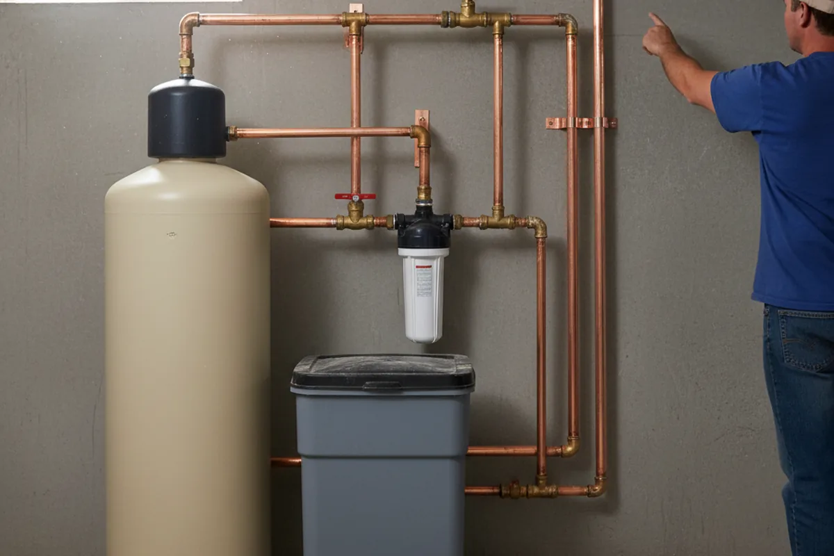 Whole-house water treatment system installed in Leivasy